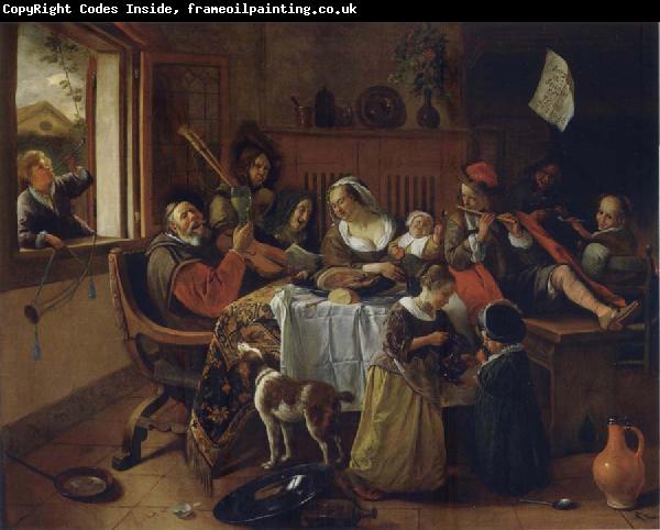 Jan Steen The Merry family
